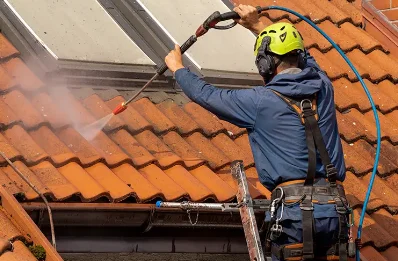 Démoussage et hydrofuge de toiture à Gourvillette